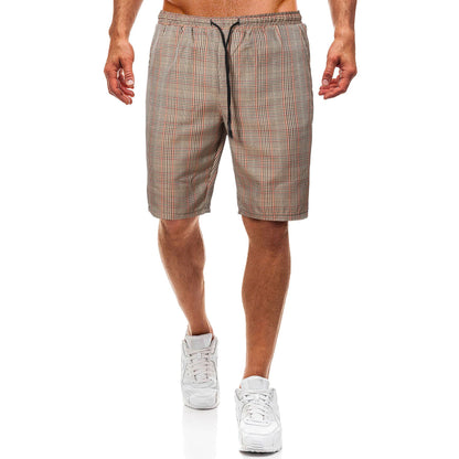 Men's Plaid Casual Shorts