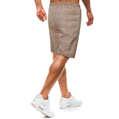 Men's Plaid Casual Shorts