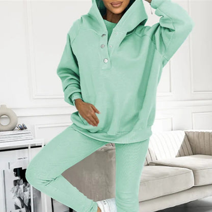 Hoodie Suit w/Pockets (3pcs. Hoody, Vest, and Comfort Fit Trousers