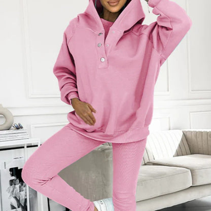 Hoodie Suit w/Pockets (3pcs. Hoody, Vest, and Comfort Fit Trousers